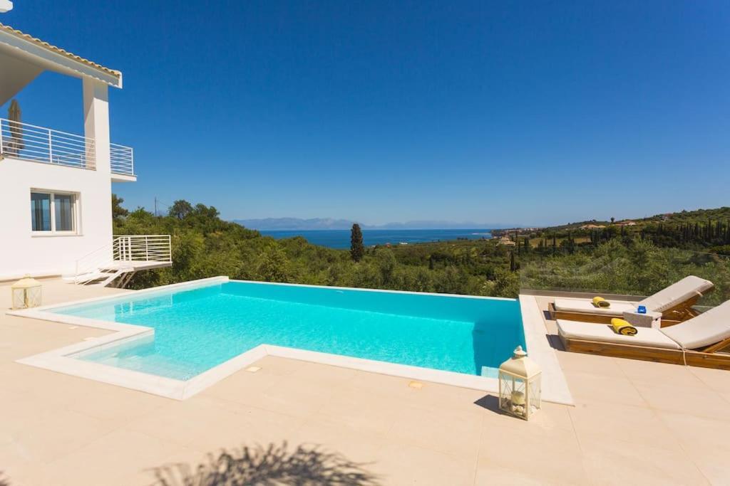 Koroni - Villa Merkouri - Entire Villa With Panoramic View Εξωτερικό φωτογραφία