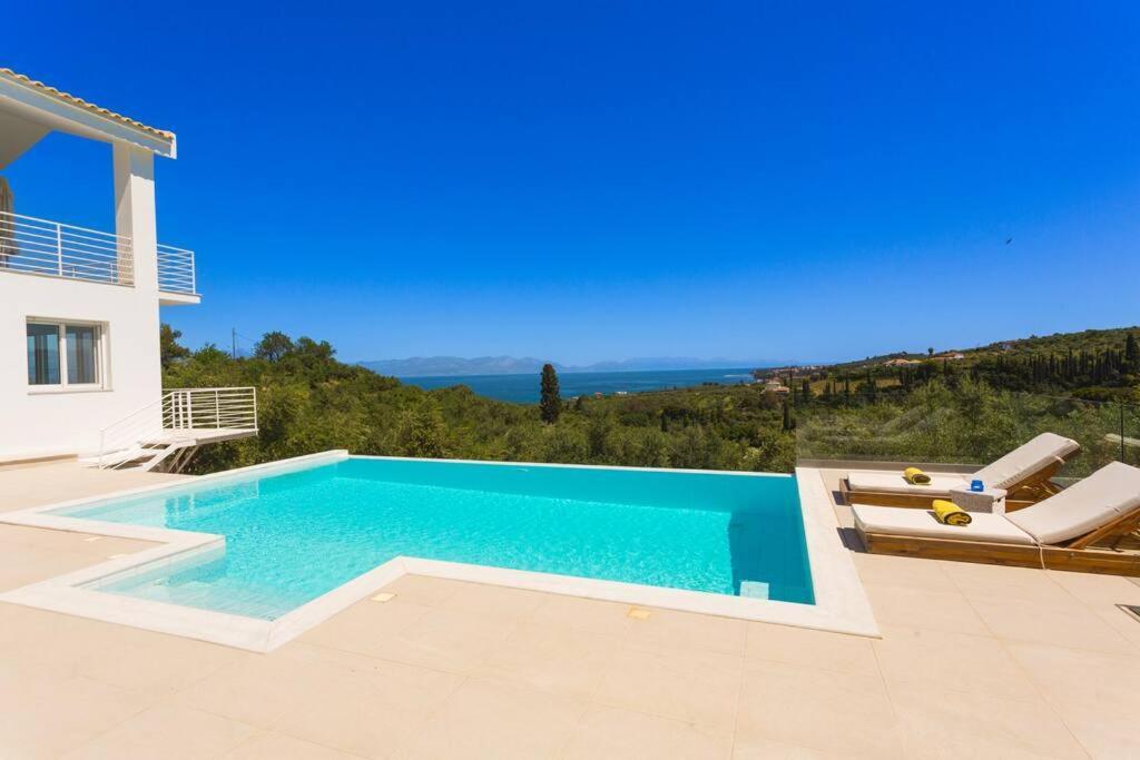 Koroni - Villa Merkouri - Entire Villa With Panoramic View Εξωτερικό φωτογραφία